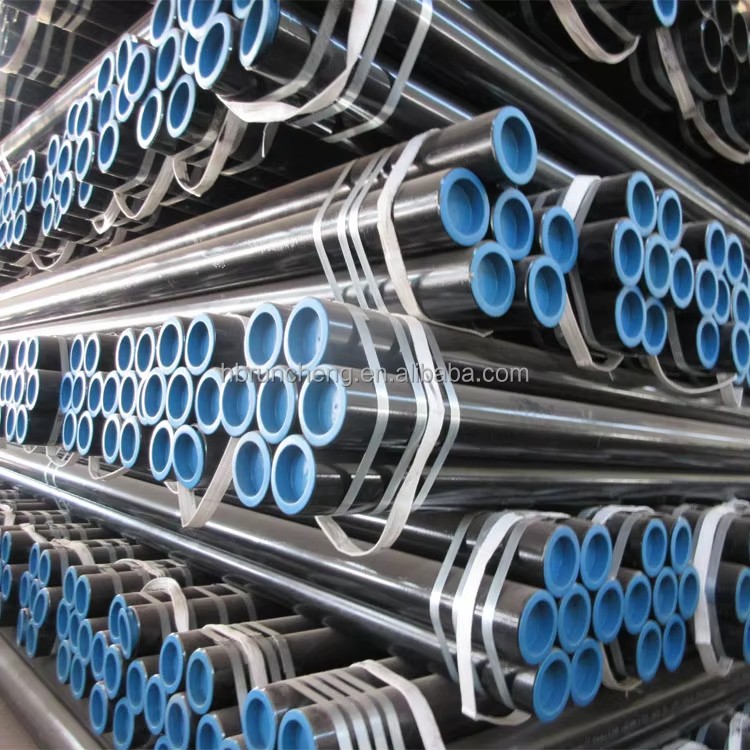 ASTM A106 2.1/2'' SCH80 Gr.b Black Steel Seamless Gas Pipes