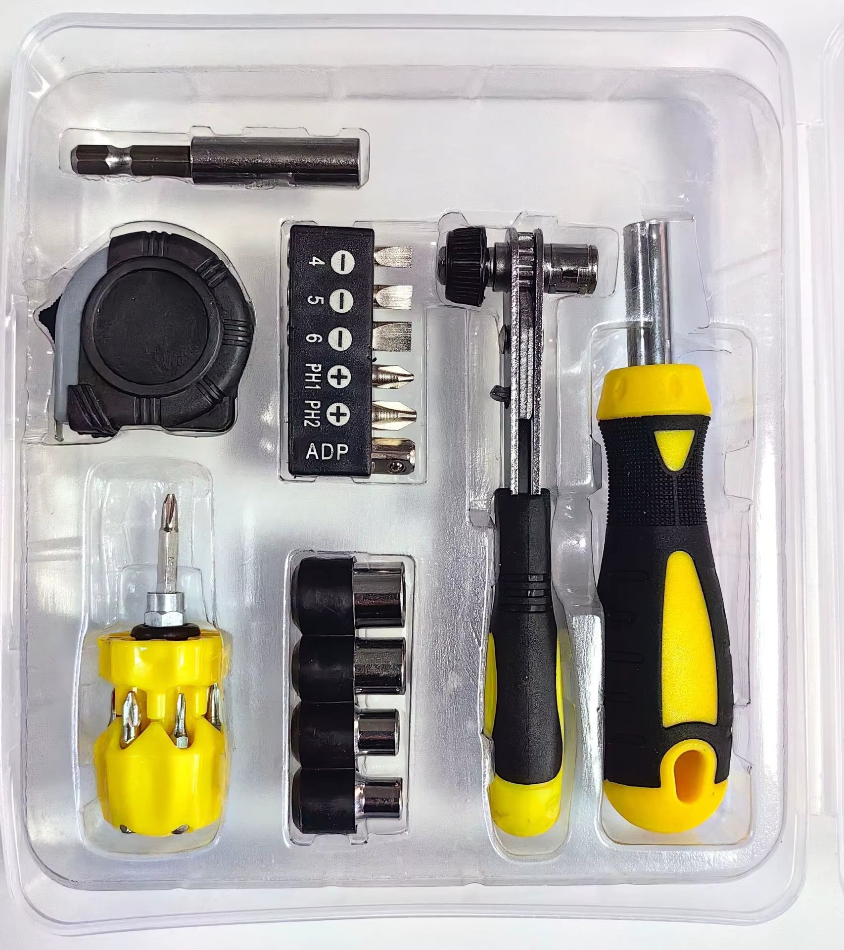 New Arrival Multi-purpose Tool Set High Speed Steel Household Hardware Kit Including Screwdrivers Wrenches Bits