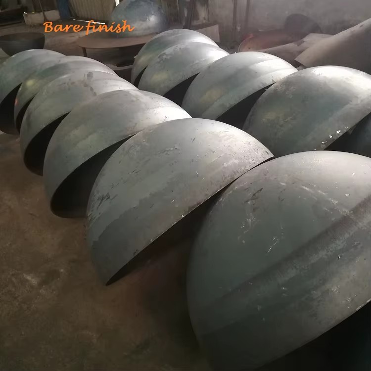 6mm Thickness Large Metal Half Sphere Bowl 500mm 900mm 1000mm 20'' 36" 40'' Carbon Mild Steel Hollow Hemisphere for Fire Pit
