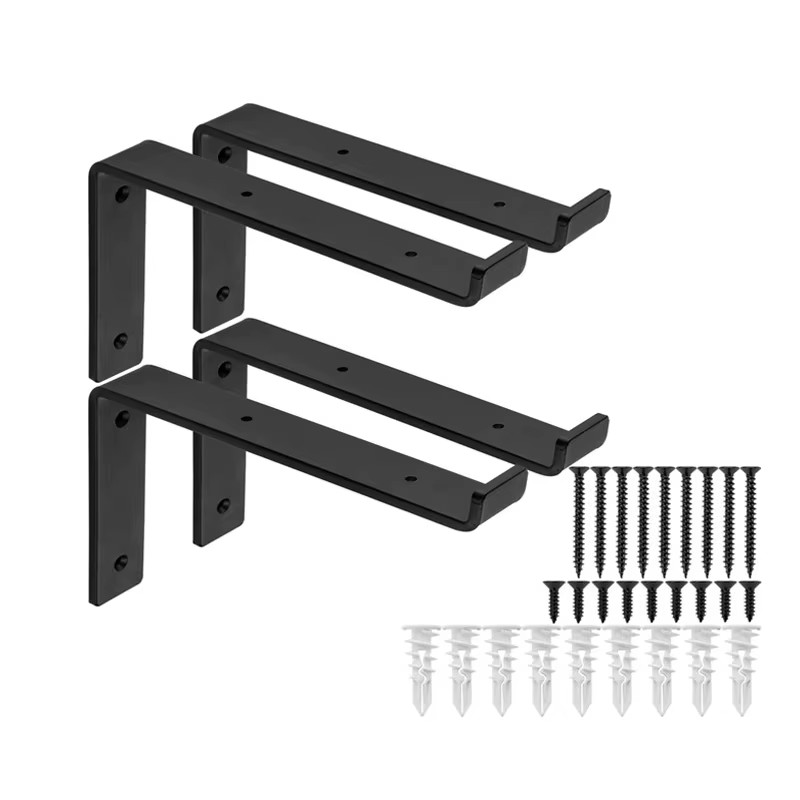 Wholesale High Quality Decorative Carbon Steel Stainless Steel Metal Support Shelf Brackets