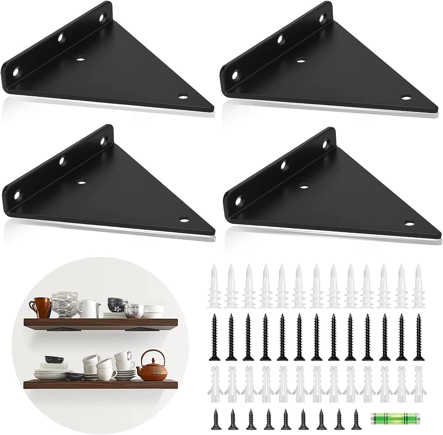 Wholesale High Quality Decorative Carbon Steel Stainless Steel Metal Support Shelf Brackets