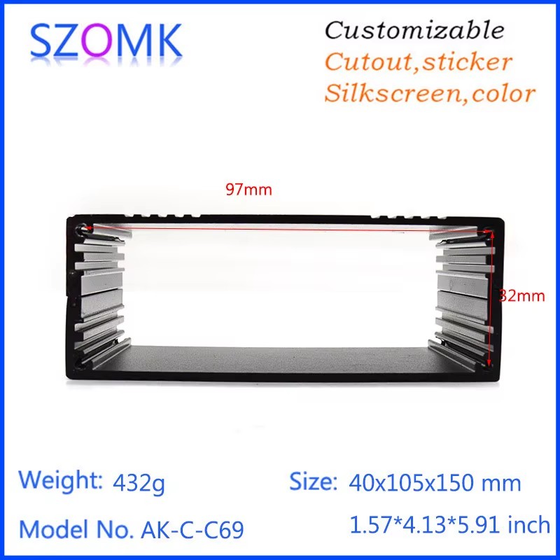 Aluminium Chassis case Amplifier Enclosures Box