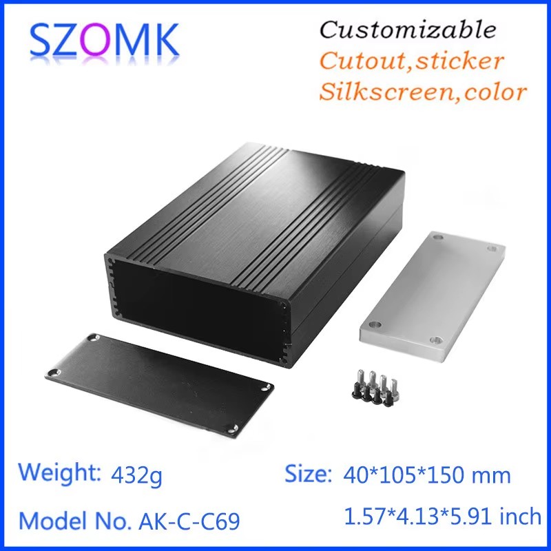 Aluminium Chassis case Amplifier Enclosures Box