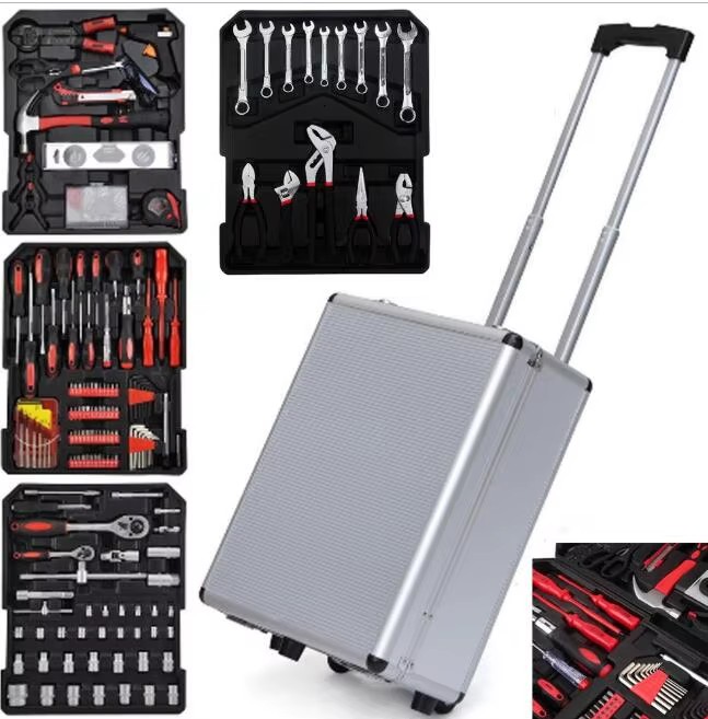 799 PCS Tool Set Mechanics Tool Kit Wrenches Socket W/Trolley Case Box Organizer