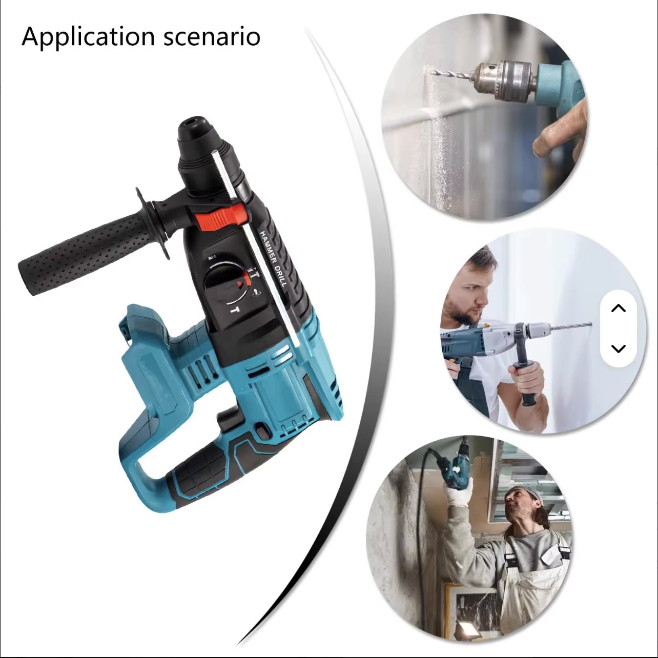 5-in-1 Brushless Power Tool Set OEM Lithium Battery Cordless Multi-Function Combination Tool with Power Supply