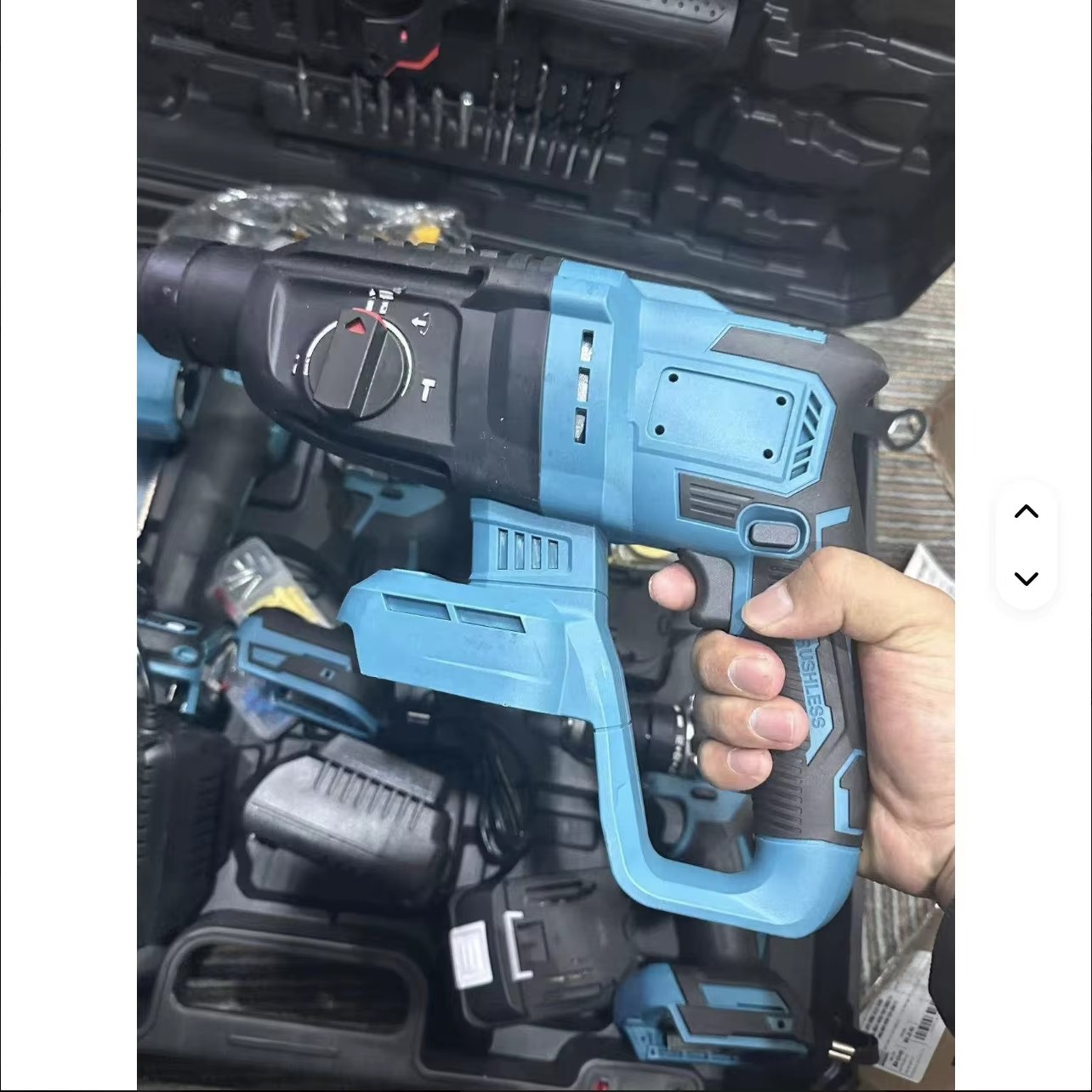 OEM 20V Power Tool Set Rechargeable Lithium Brushless Cordless Adjustable Wrench in Hard Case