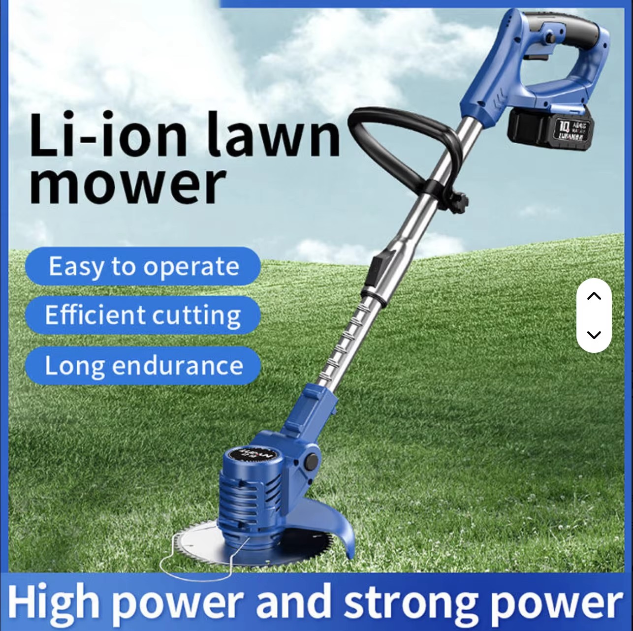 Electric Power Tool Brushcutter Lawn Mower with Cord Electric String Trimmer for Gardening