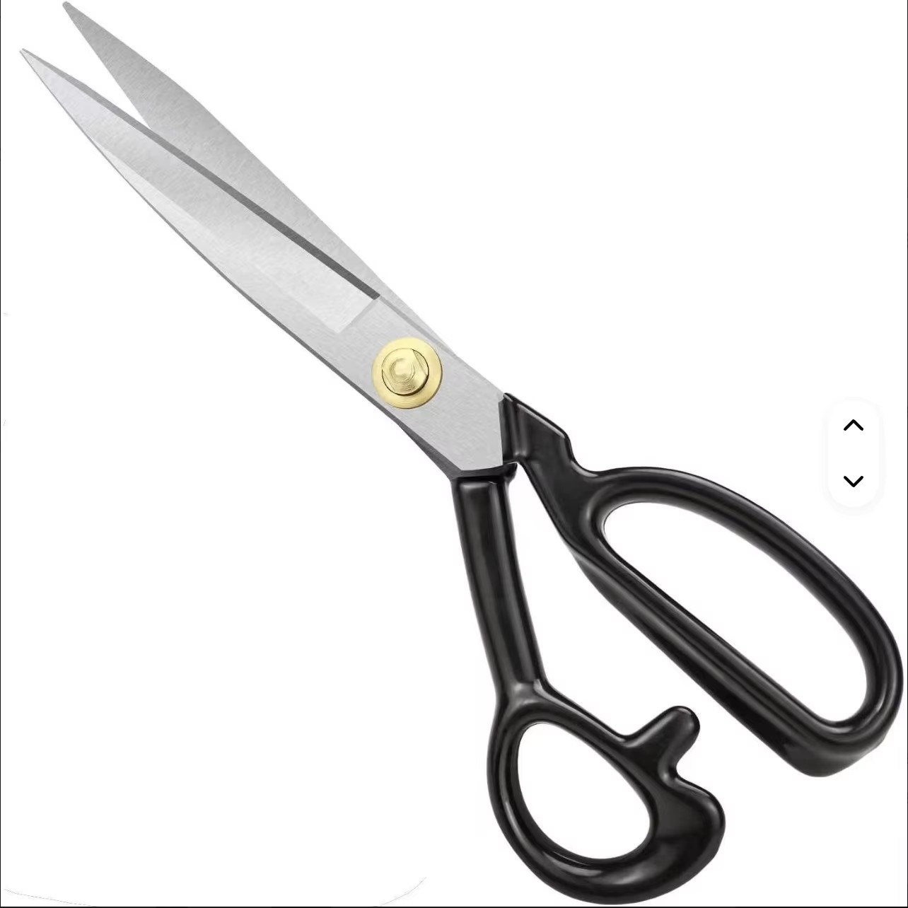 Clothing Household Tailor Scissors Large Long Carbon Steel Smooth Edge 8-12 Inch Black Pro