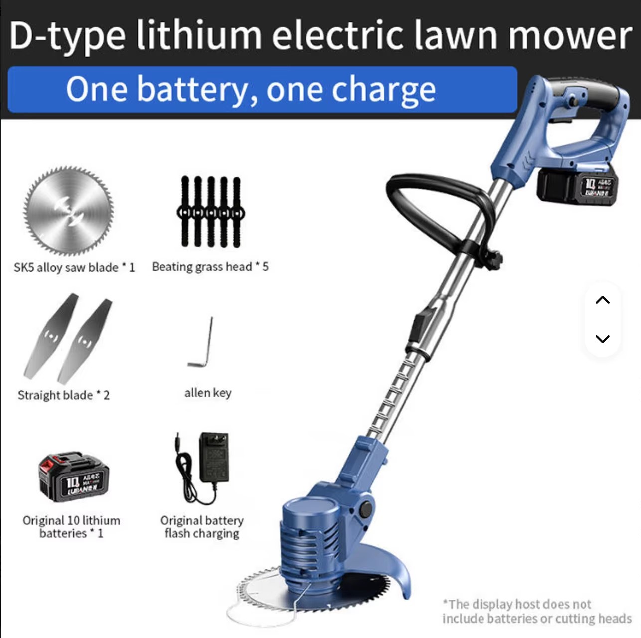 Electric Power Tool Brushcutter Lawn Mower with Cord Electric String Trimmer for Gardening