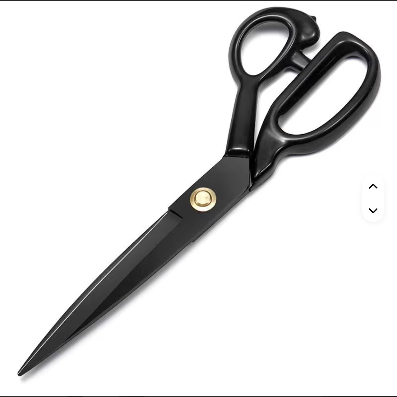 Clothing Household Tailor Scissors Large Long Carbon Steel Smooth Edge 8-12 Inch Black Pro