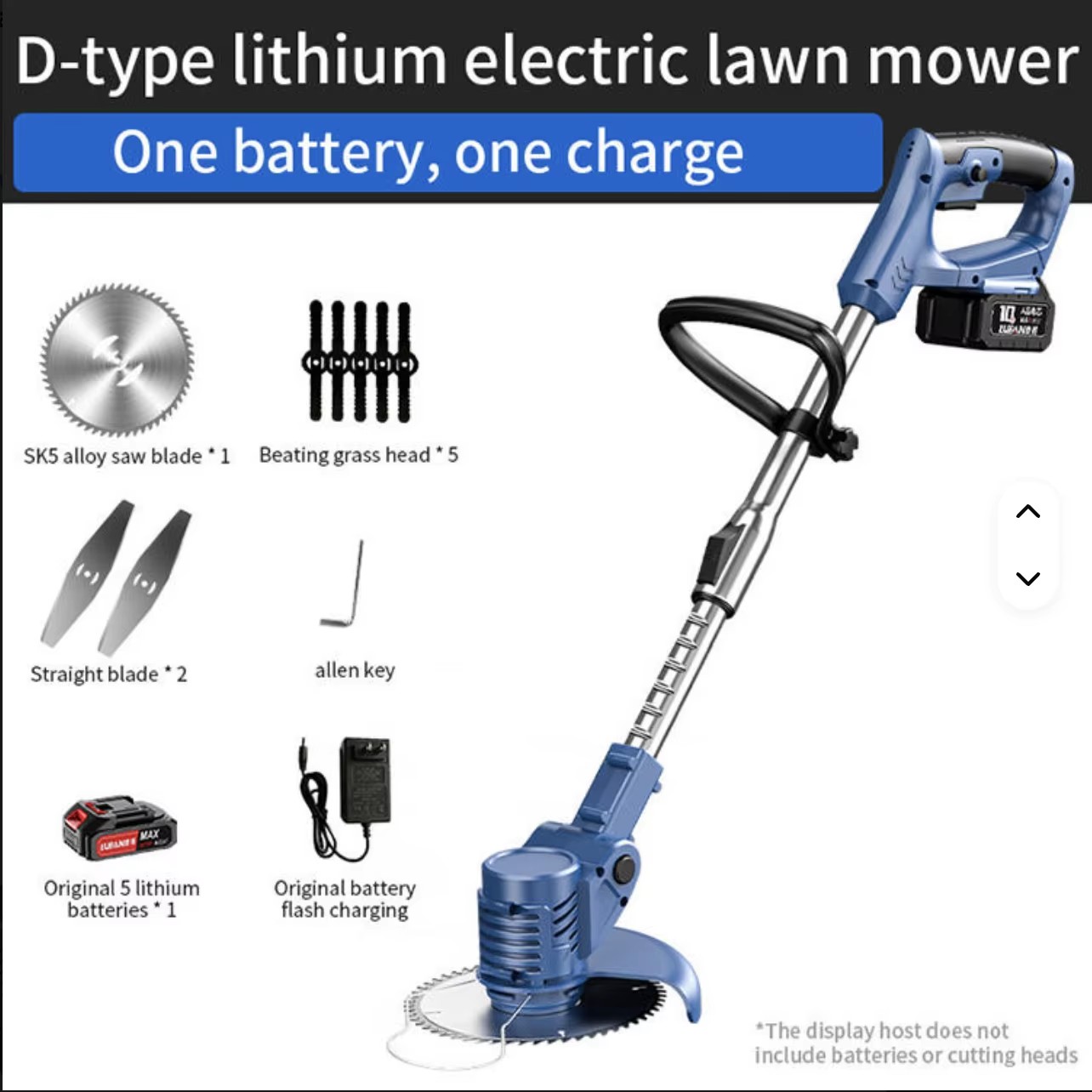 Electric Power Tool Brushcutter Lawn Mower with Cord Electric String Trimmer for Gardening