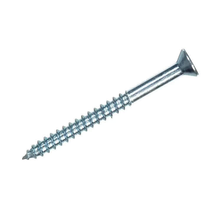 #12 X 1-1/2 In. Phillips Flat Head Zinc Chromate Wood Screw