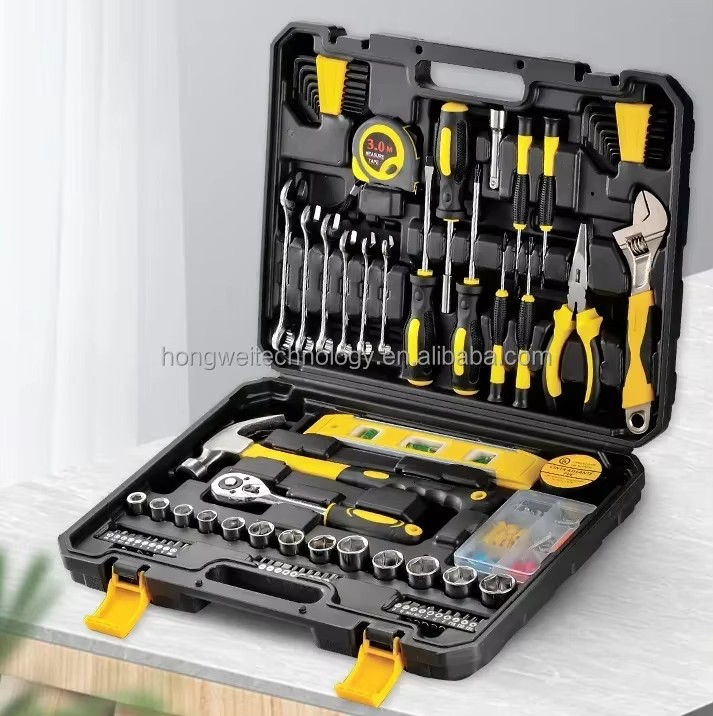 108pcs Tool Set Hand for Car Repair Ratchet Spanner Wrench Socket Set Car Tire Repair Mechanical Tool Kits