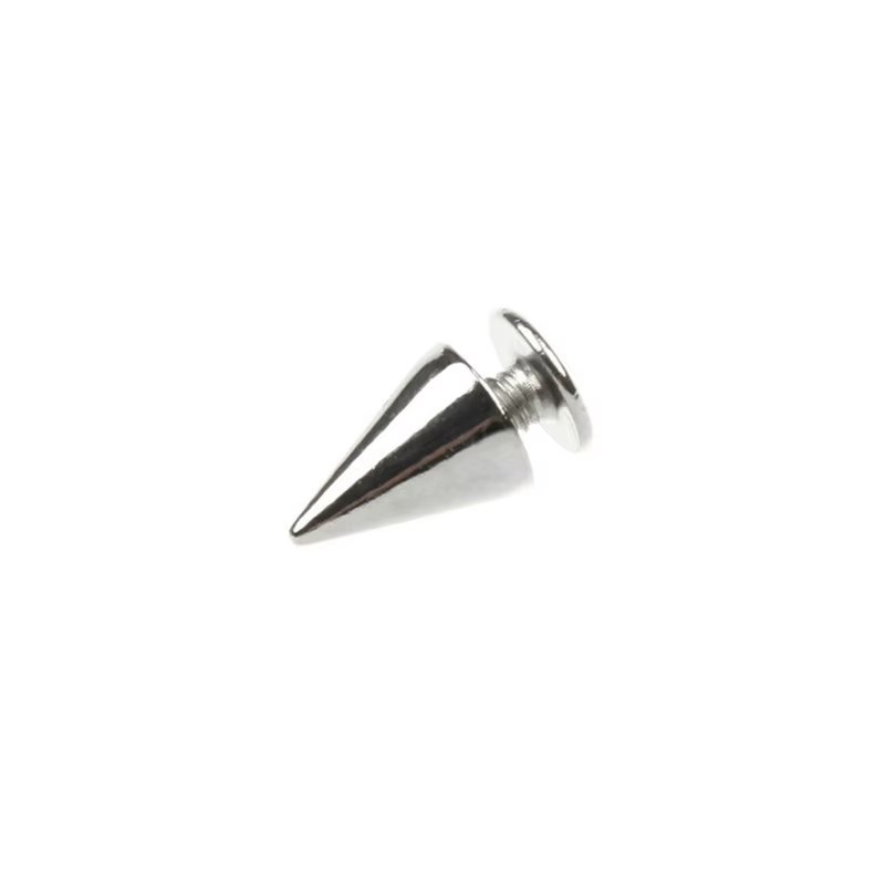 Alloy 7x10mm Coned Spikes 100pcs/Lot Punk Rock Leathercraft Studs Rivet Bullet Spikes 7x10mm Coned Spikes Plating Techniques for