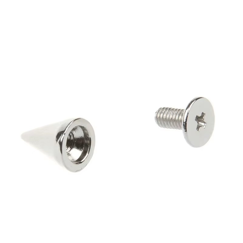 Alloy 7x10mm Coned Spikes 100pcs/Lot Punk Rock Leathercraft Studs Rivet Bullet Spikes 7x10mm Coned Spikes Plating Techniques for