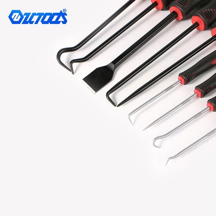 Qixin 9pcs Different Size Cleaning Tools Chrome Vanadium Steel Foot Scraper Pick & Hook Set