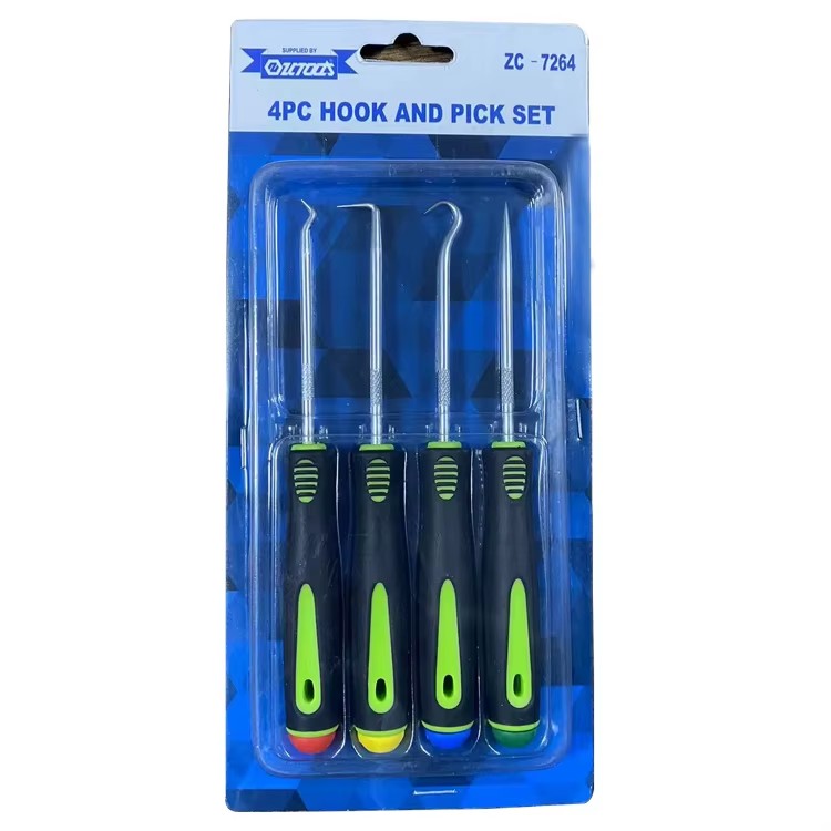 Qixin Factory Supply Custom Auto Car Repair Tool Pick and Hook Kit Full Angle Car Vehicle Tool O-ring Oil Seal Removal Tool