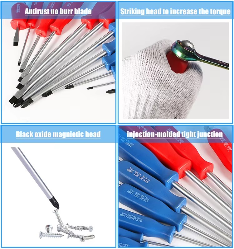 Qixin Custom Heavy Duty Multi Professional Extra Long Size Stubby Size Precision Screwdriver Set