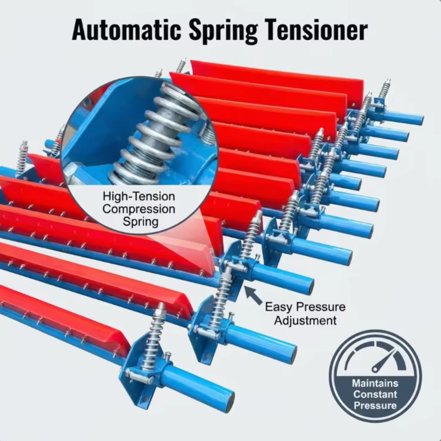Super wear-resistant polyurethane scraper conveyor cleaner, suitable for the mining industry