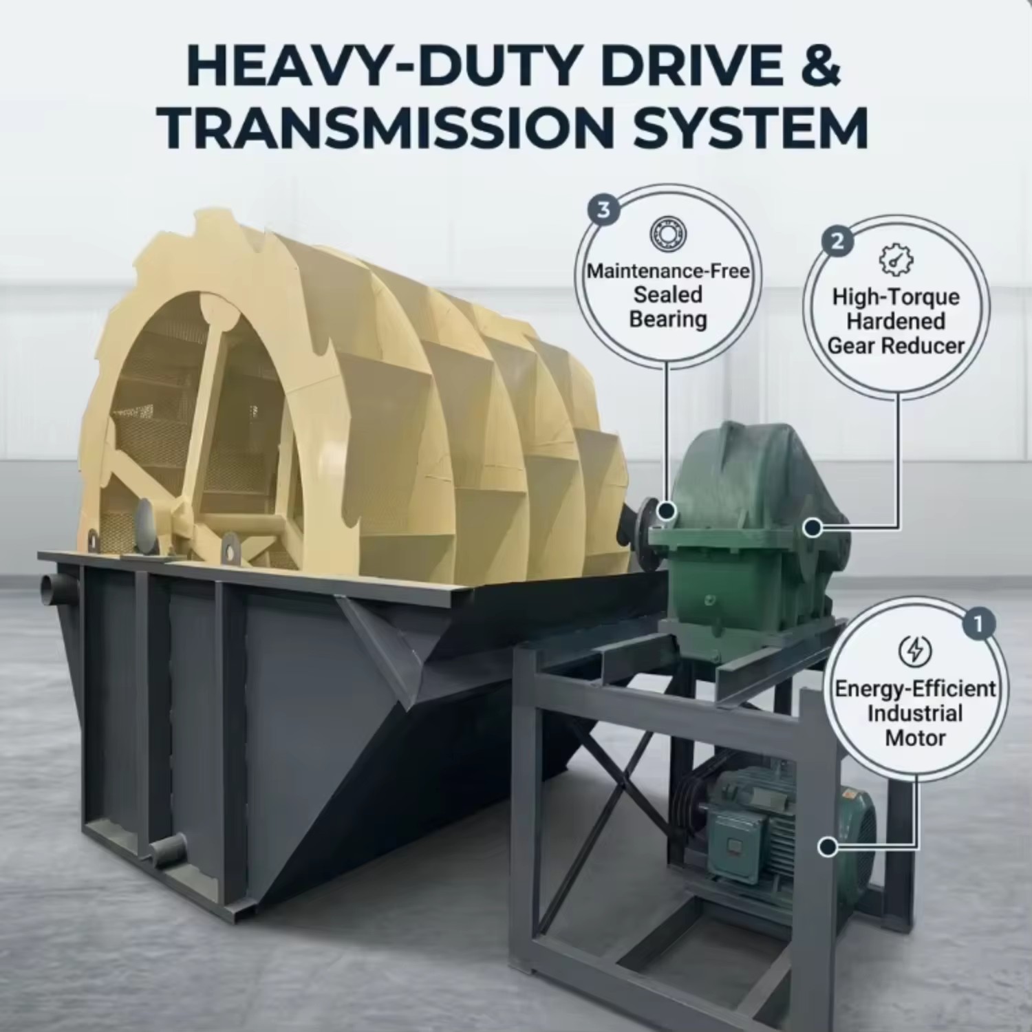 Bucket Type Sand Washing Equipment for Mining Quarry Construction Aggregate Plant Factory Direct Supply