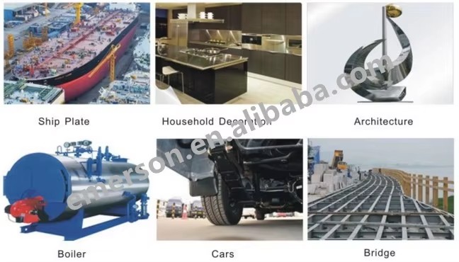 Factory ASTM JIS SUS 201 202 301 304 304l 316 316l 310 410 430 Stainless Steel Sheet/Plate/Coil/Roll 0.1mm~50mm