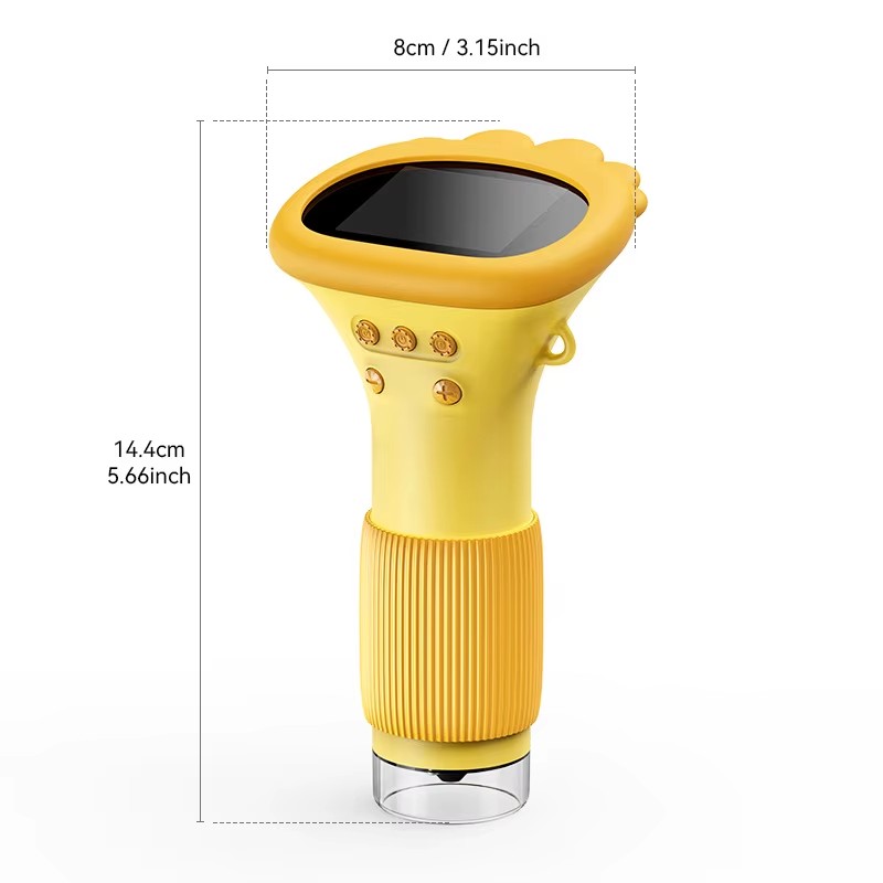Stock 372 Portable Monocular HD Optical Microscope IP65 Rated Kids LED Light Source Student Experimental Science Educational Toy
