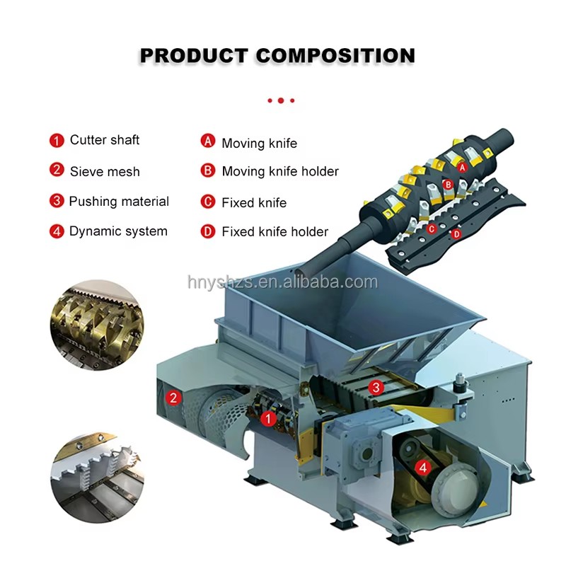 Waste Fiber Shredder Machine Shredding Fabric Waste Textile Shredder Machine Yarn Waste Shredder Machine