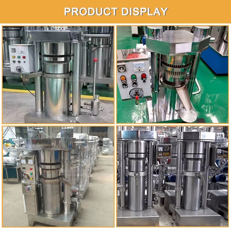 Olive Oil Extractor Machine Cold Press Automatic Hydraulic Sesame Oil Press Machine Palm Oil Press Machine Manufacture