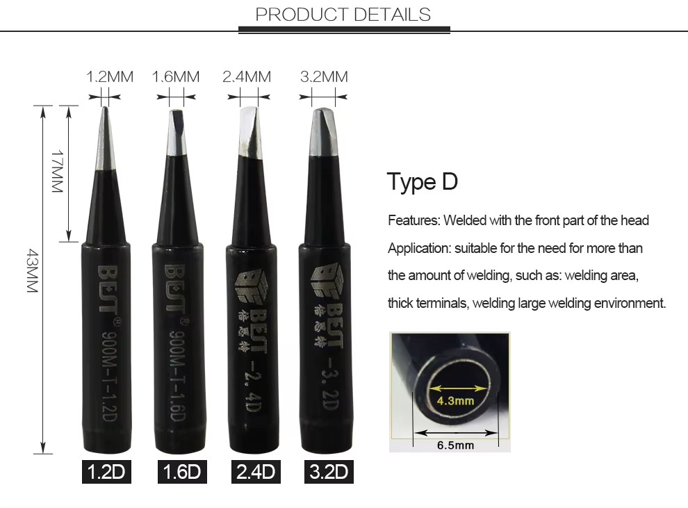 high quality soldering iron tips, soldering iron bit welding tips