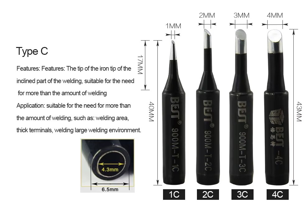 high quality soldering iron tips, soldering iron bit welding tips