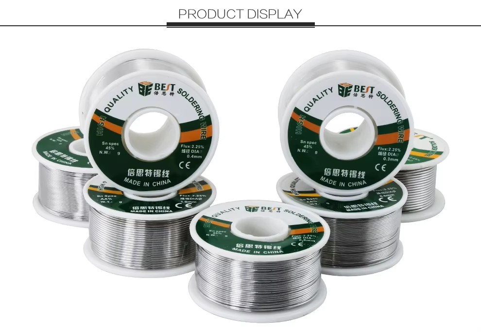 BESTOOL 100g best quality soldering tin wire soldering wire making machine for iphone pcb repair