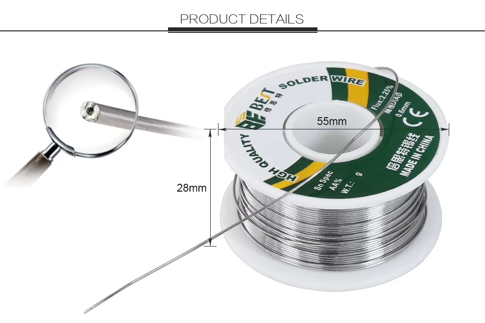 BESTOOL 100g best quality soldering tin wire soldering wire making machine for iphone pcb repair