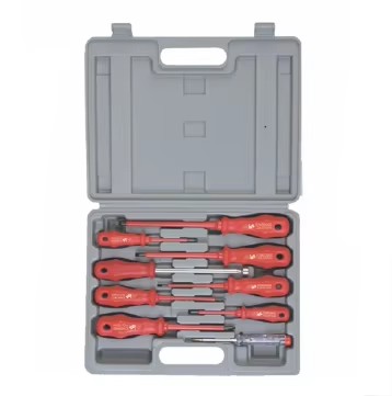 Precision Screwdriver Bits Set Industrial Chrome Finish Plastic Handle OEM Repair Tool Multi-Purpose