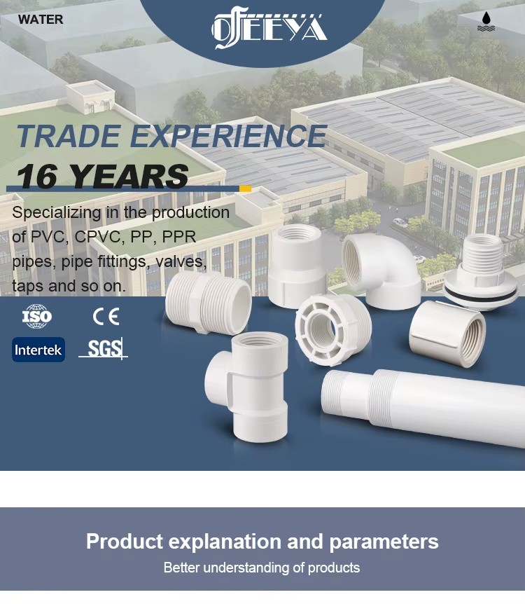 in the Factory in the Current Season Male & Female Union Connector Pvc Connector Pipe Fittings Price