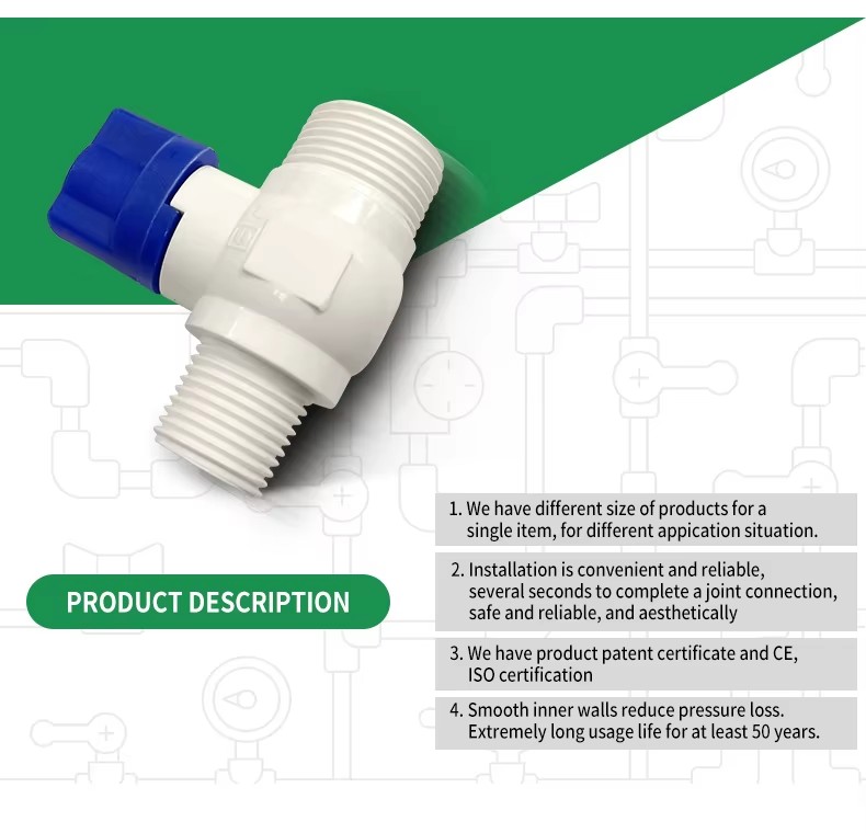 The Factory Can Wholesale Custom Size Thermoplastic Corporation Valve Pvc Water Ball Valve