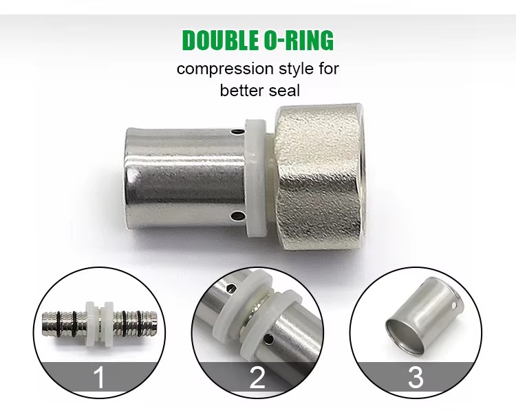 Pex Pipe Fittings for Heating Floor System Fitting Supplier Plumbing Plastic Copper Brass Fittinge Ppsu Press