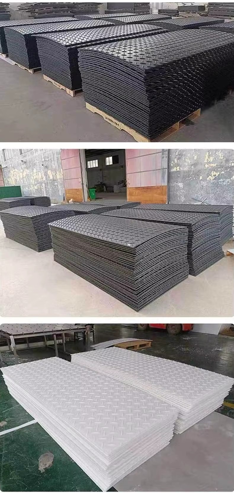 Factory Wholesale Wear-Resistant Compression-Anti-Skid Temporary HDPE Ground Protection Mat