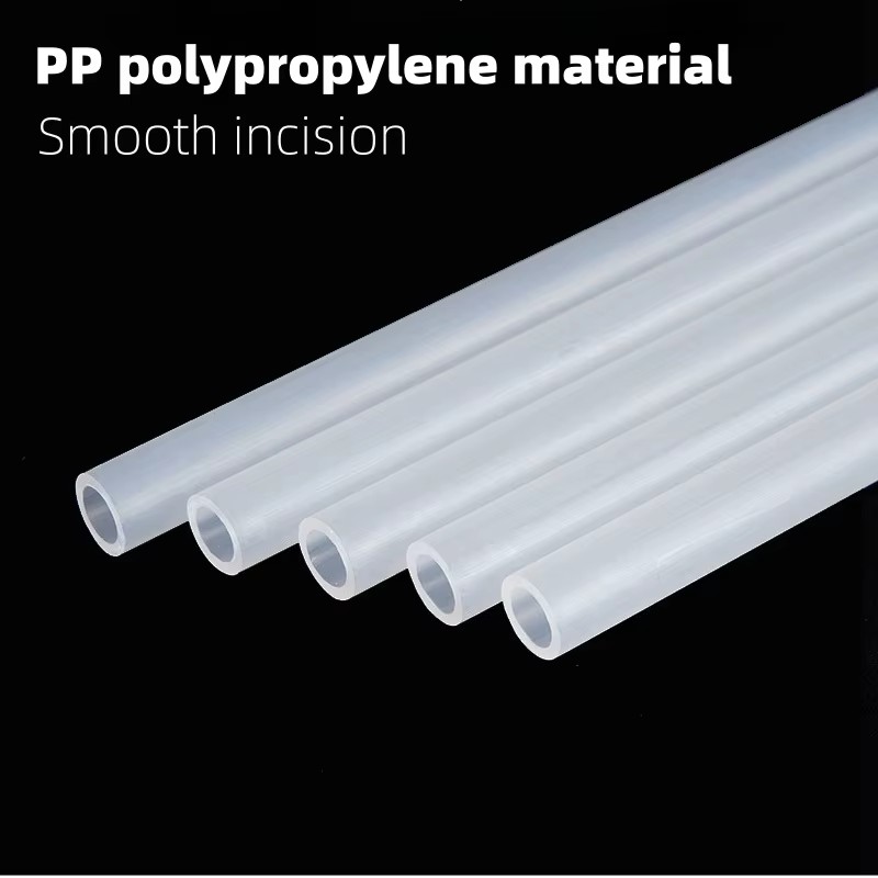 Customizable PP Tubes OD2mm-50mm Clear Tube Durable 500mm Length Plastic Polypropylene Tube Sample Available for Industrial