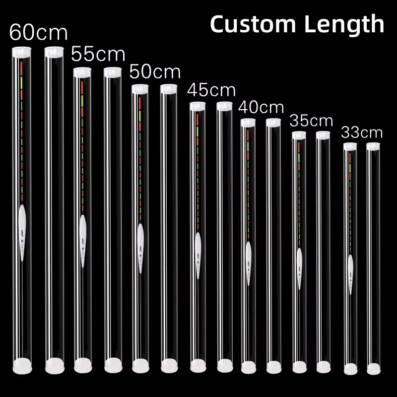 Wholesale Products in Bulk High Quality Plastic Clear Tubes Transparent PC Tube Gift Box Packaging with Lids for Gift Storage