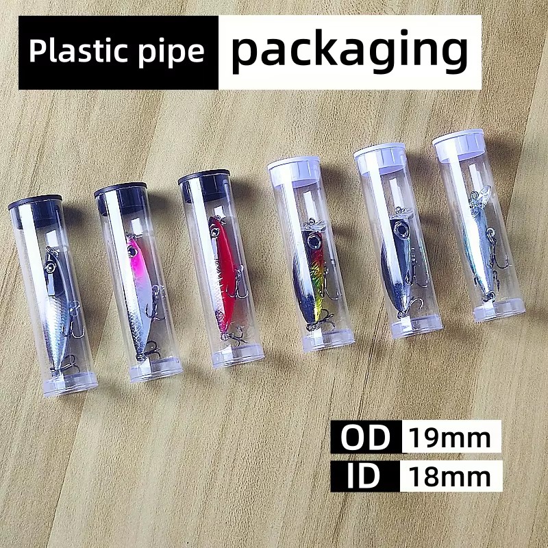 Wholesale Products in Bulk High Quality Plastic Clear Tubes Transparent PC Tube Gift Box Packaging with Lids for Gift Storage