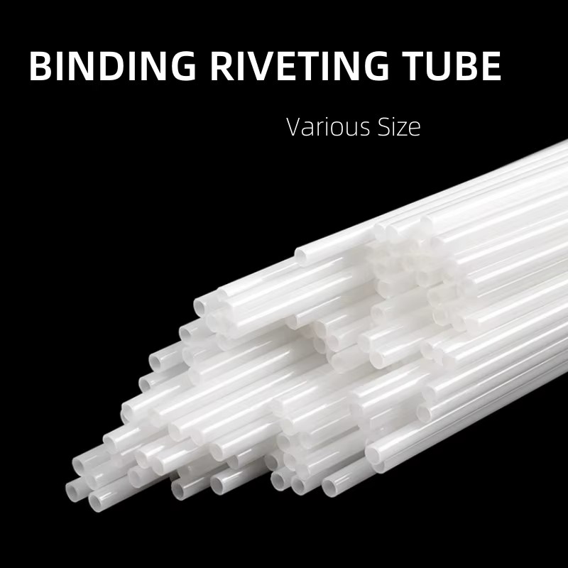 6.0mm PA6 Nylon Rivet Tubes Office Heat Set Binding System with Cutting Service Universal Fit 500mm