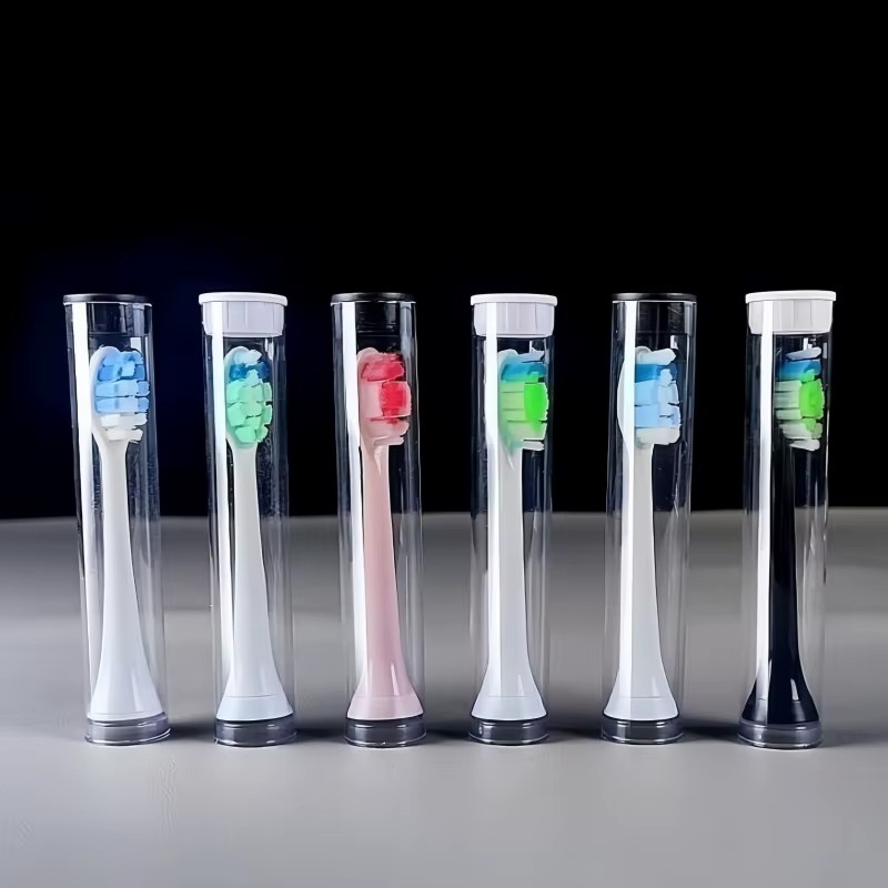 Wholesale Clear Other Tube for Makeup Brush and Blush Packaging Transparent Cosmetic Storage Cylinder Container Color Caps