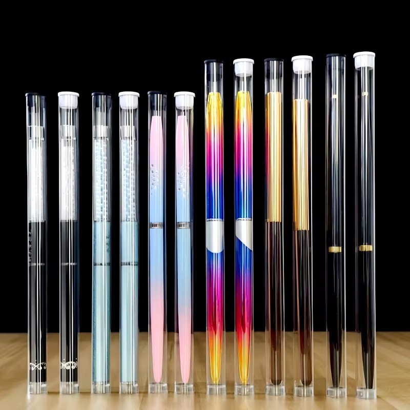 Wholesale Clear Other Tube for Makeup Brush and Blush Packaging Transparent Cosmetic Storage Cylinder Container Color Caps