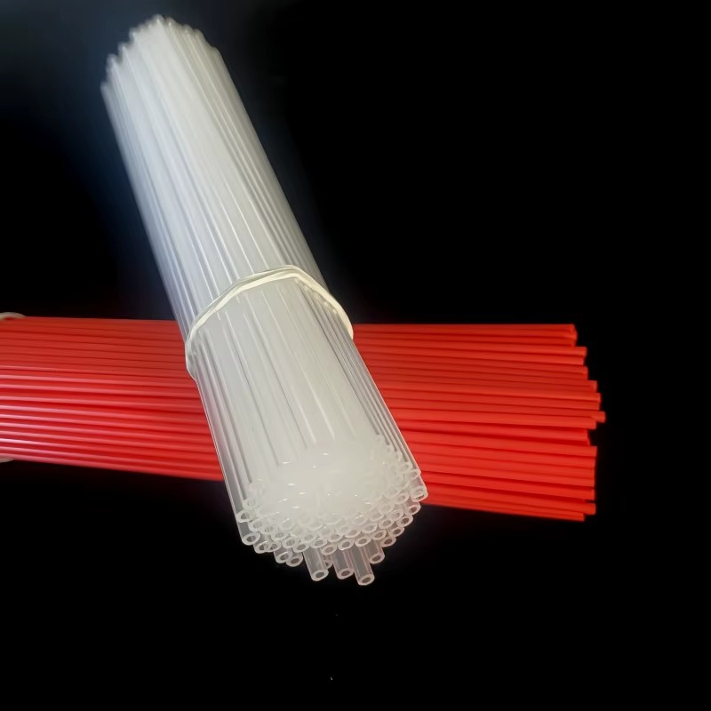 Flexible 3mm Red Plastic Spray Tube with 100-300mm Cuttable Length for Cooling Cleaning & Misting Applications