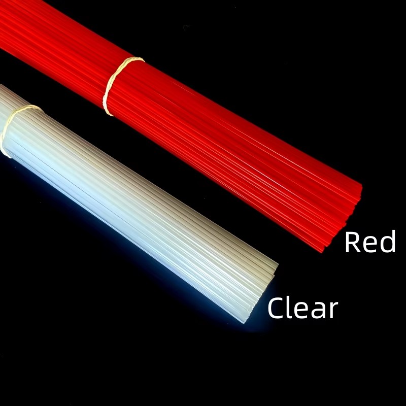 Flexible 3mm Red Plastic Spray Tube with 100-300mm Cuttable Length for Cooling Cleaning & Misting Applications