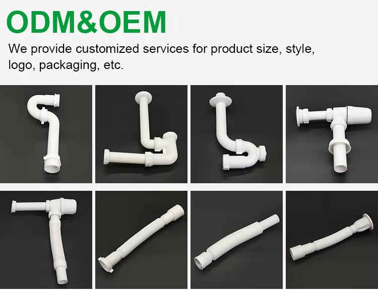 Customizable Size Kitchen Bathroom Sink Drainage Stretch and Lengthen at Will 150mm Lavatory Basin Drain Pipe