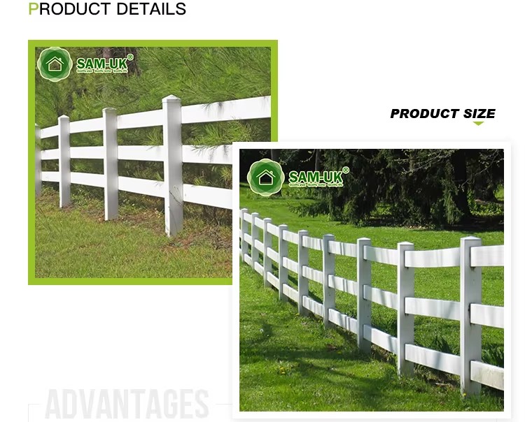 White High Quality Low Price Fence Panels for Horses Sam