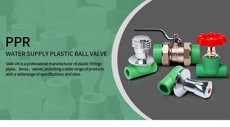 20-63mm Sam- Production of Environmentally Friendly High Temperature Injection Plastic Ppr Compact Ball Valve