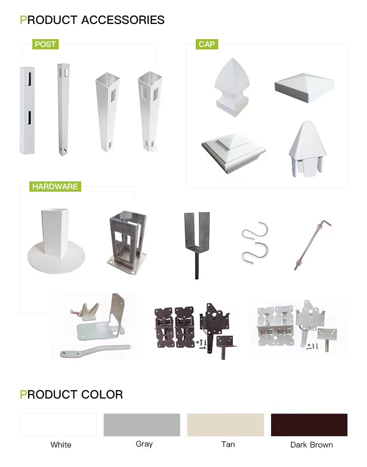 Original Factory Wholesale High Quality Waterproof White Round Plastic Post Fence Post Cap