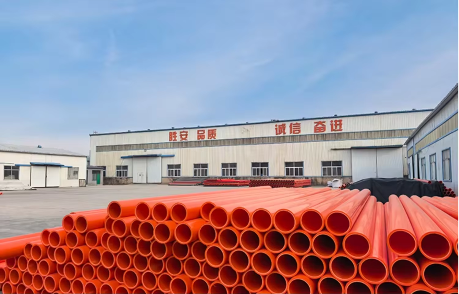 MPP Electrical Conduit Pipe for Cable Protection System Modified Polypropylene Tube for Highway Power Relocation Project